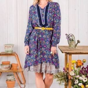 Matilda Jane Thoughts and Dreams Tunic Dress Floral Print